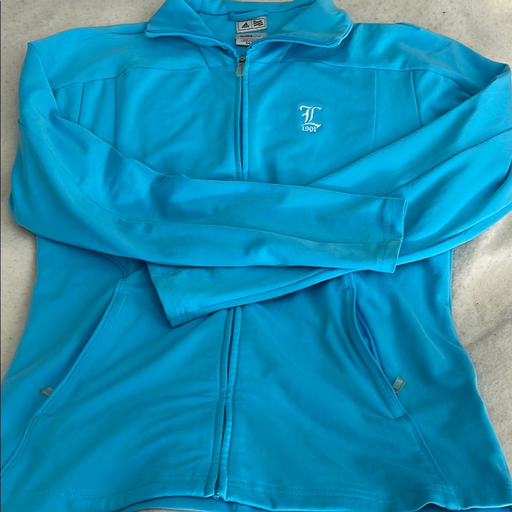 Adidas Blue Ski Jacket with Performance Fabric